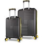 Zoozie Bags Conjunto de Maletas de 2 Piezas Negro